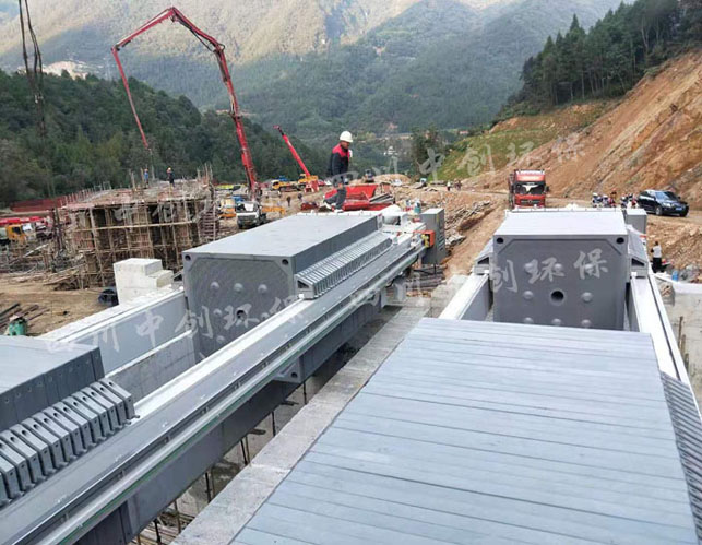 四川中创环保江油场地进度